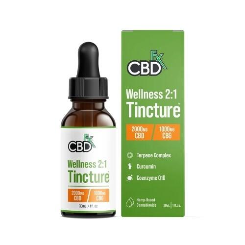 CBD Tincture Wellness - CBDfx - 30 - 1000mg