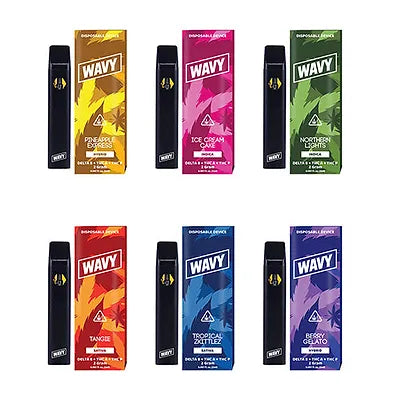 VAPE DESCARTÁVEL ONDULADO D8 + THCA + THCP | 2 GRAMAS