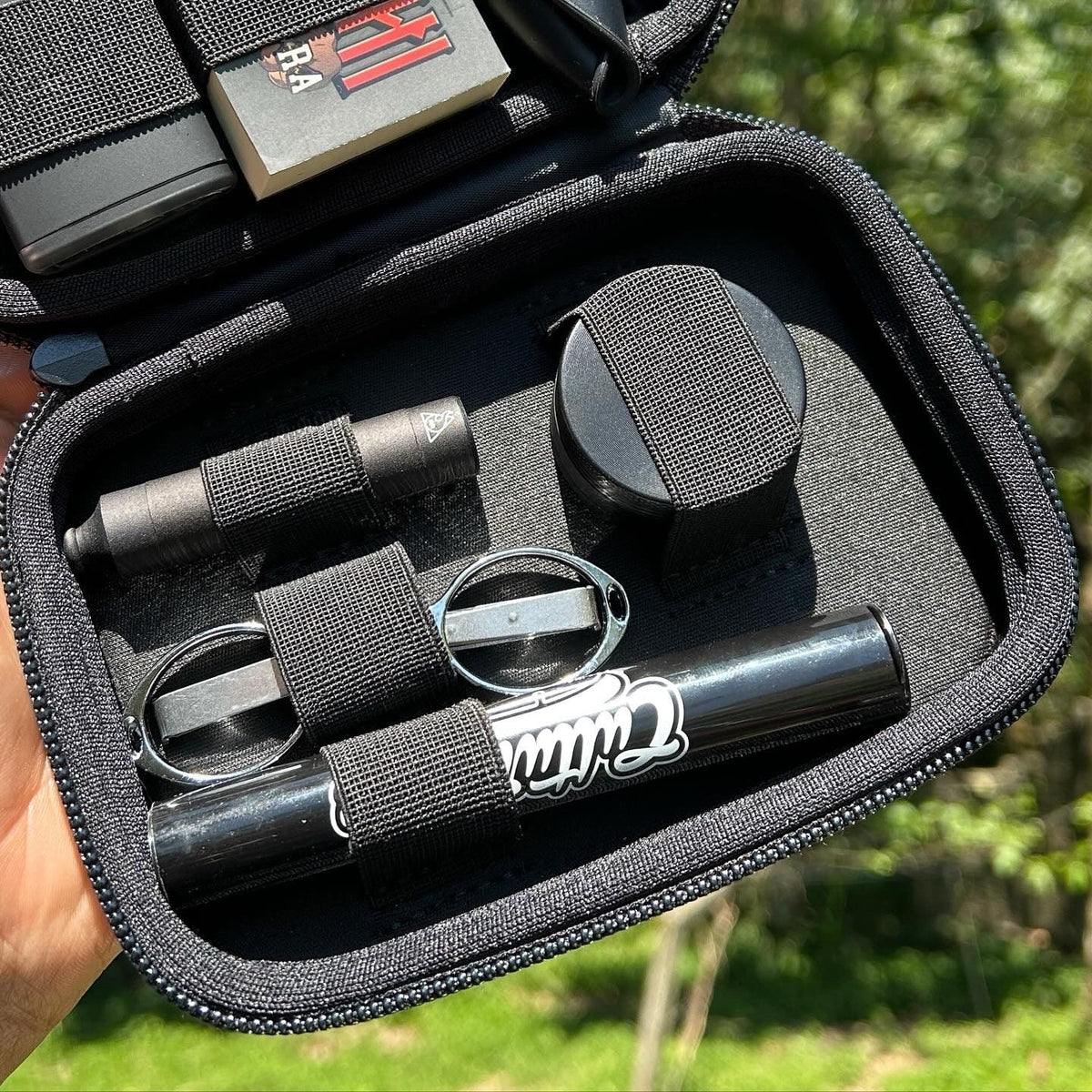 Kit Black Smoke – Case Puff Classic preto