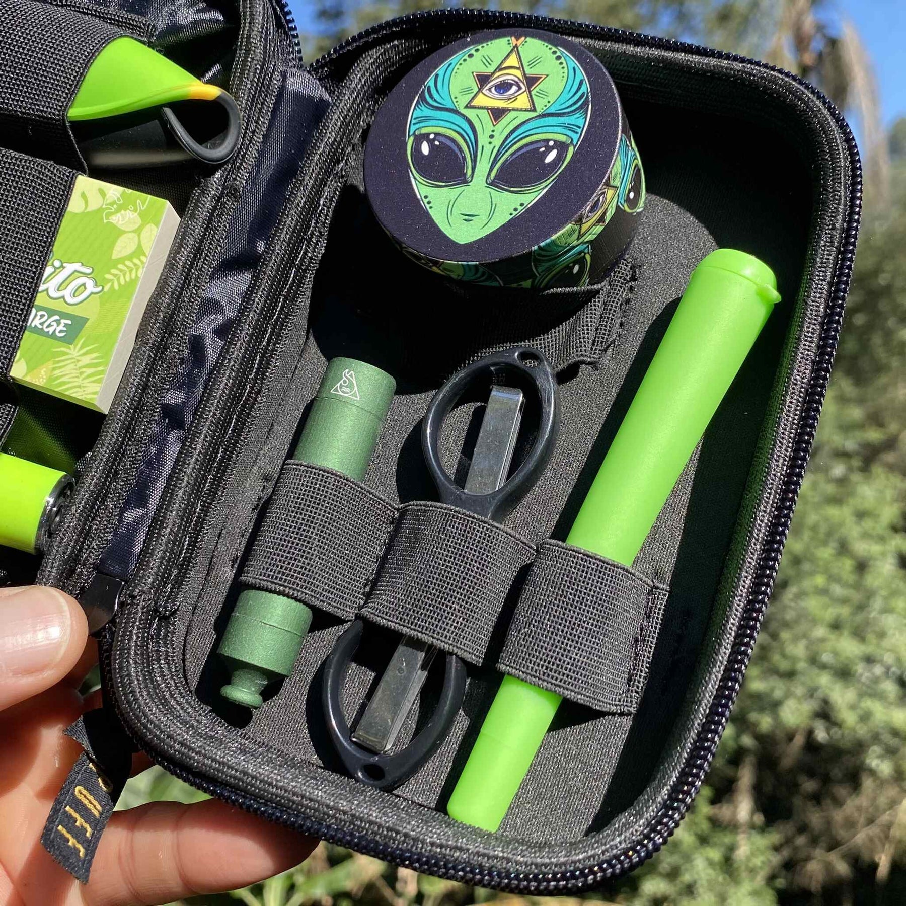 Kit Green Life – Case Puff Classic preto