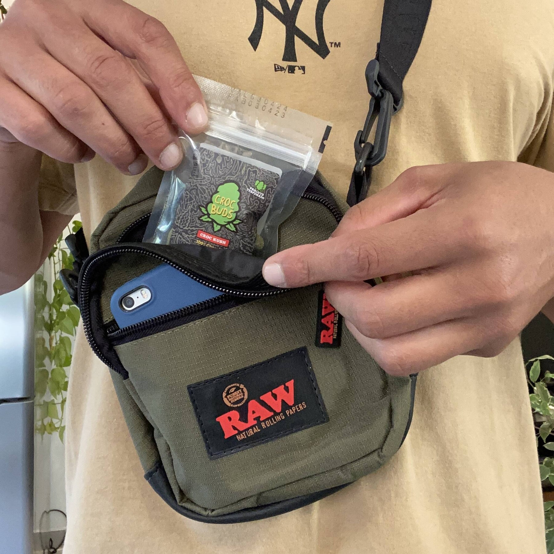 Shoulder Bag Raw – Verde