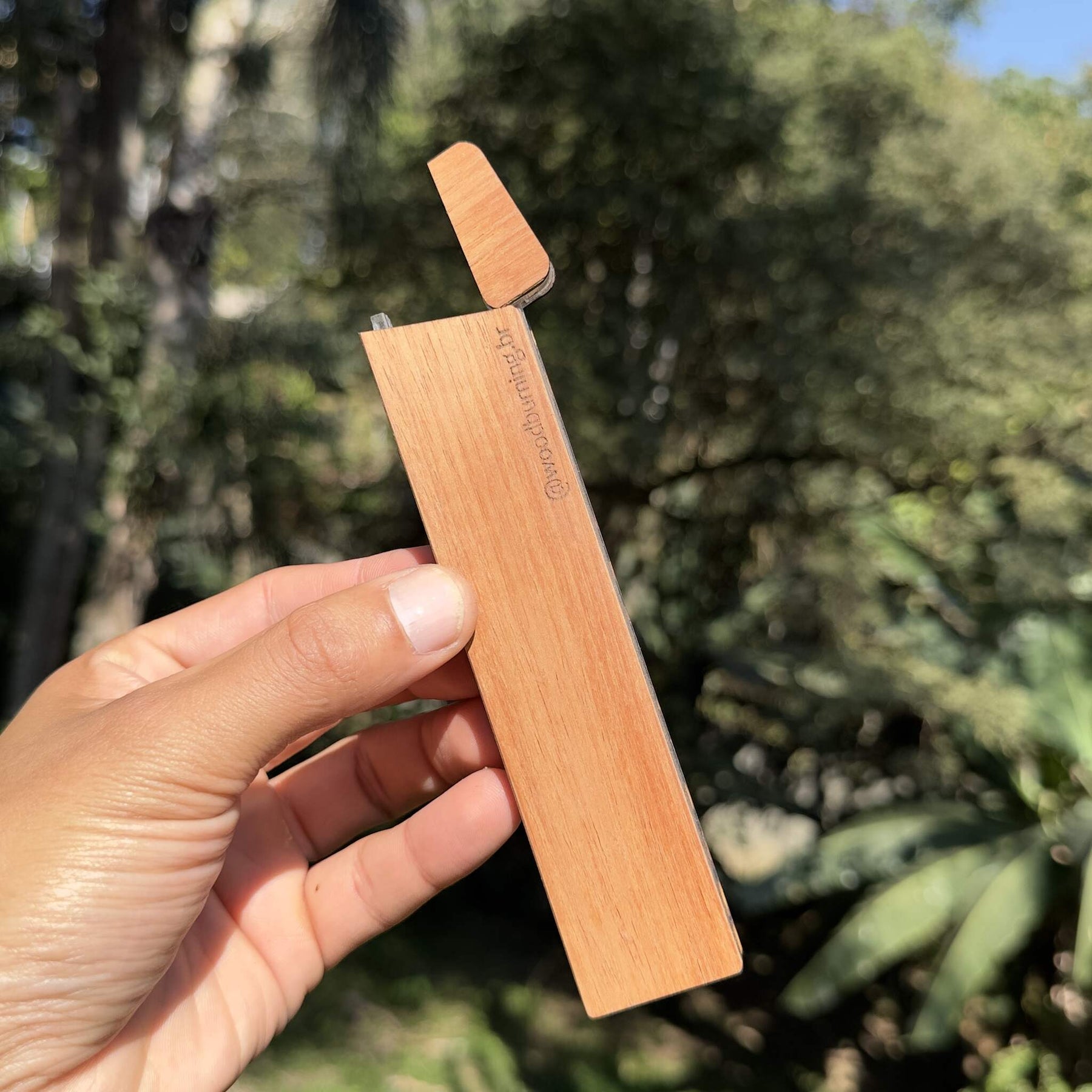 Porta beck de madeira Wood Burning grande – Mandala
