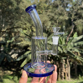 Bong de vidro Smoke Blue – 20cm