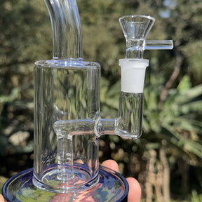 Bong de vidro Smoke Blue – 20cm