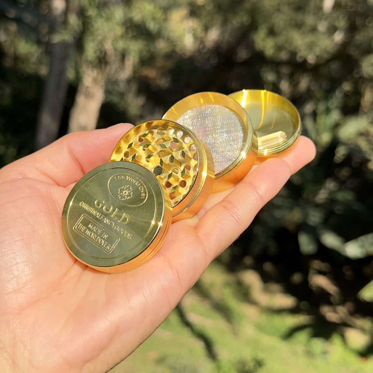 Dichavador de metal Gold Originals – 50mm