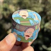 Dichavador de metal Jerry e Meeseeks 4 partes – 50mm