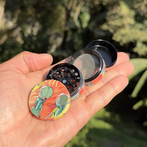 Dichavador de metal Morty e Jessica 4 partes – 40mm