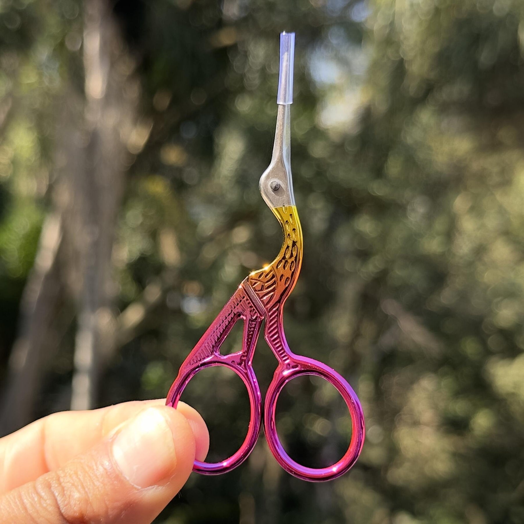 Tesoura Pássaro Pink