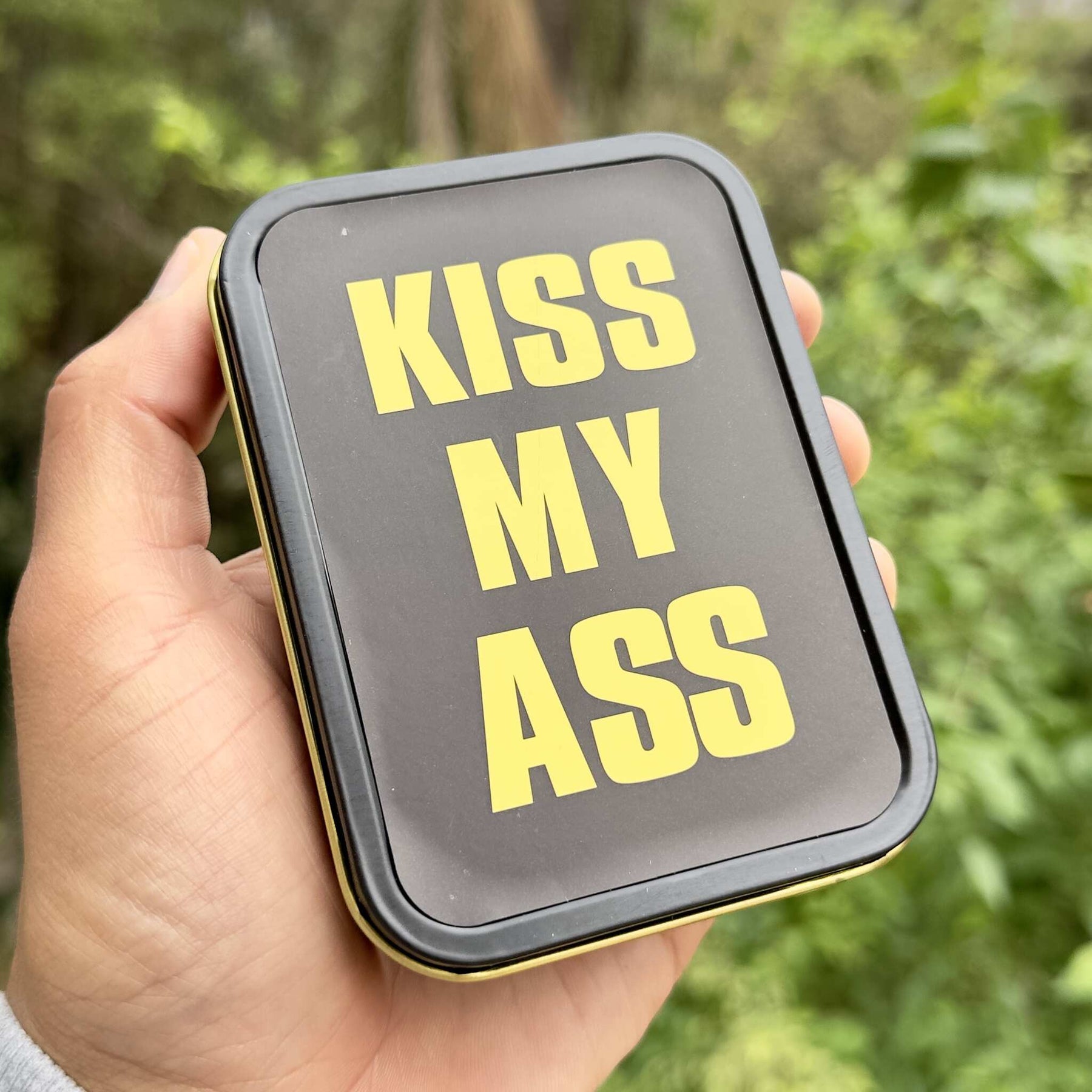 Lata de armazenamento Kiss My Ass