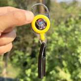 Porta isqueiro antifurto Smurf – amarelo