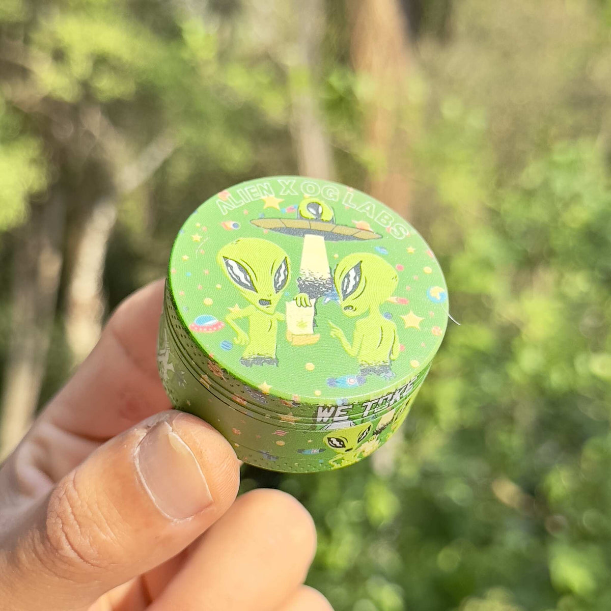 Dichavador de metal Alien – 3 partes 50mm