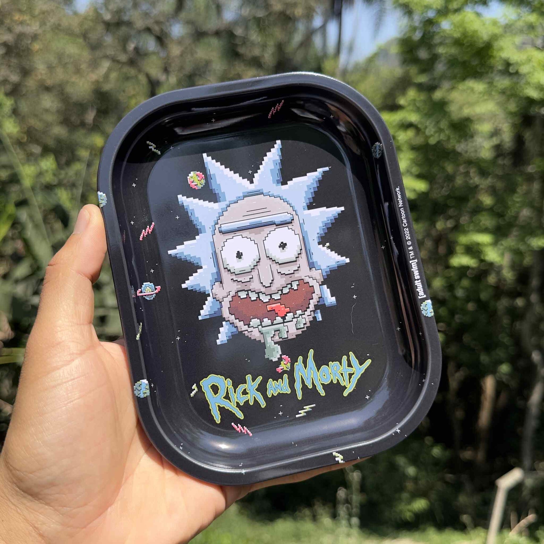 Bandeja de metal Rick 8bit – 18x14cm