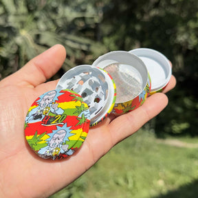 Dichavador de metal tambor Rick and Morty II – 4 partes 50mm
