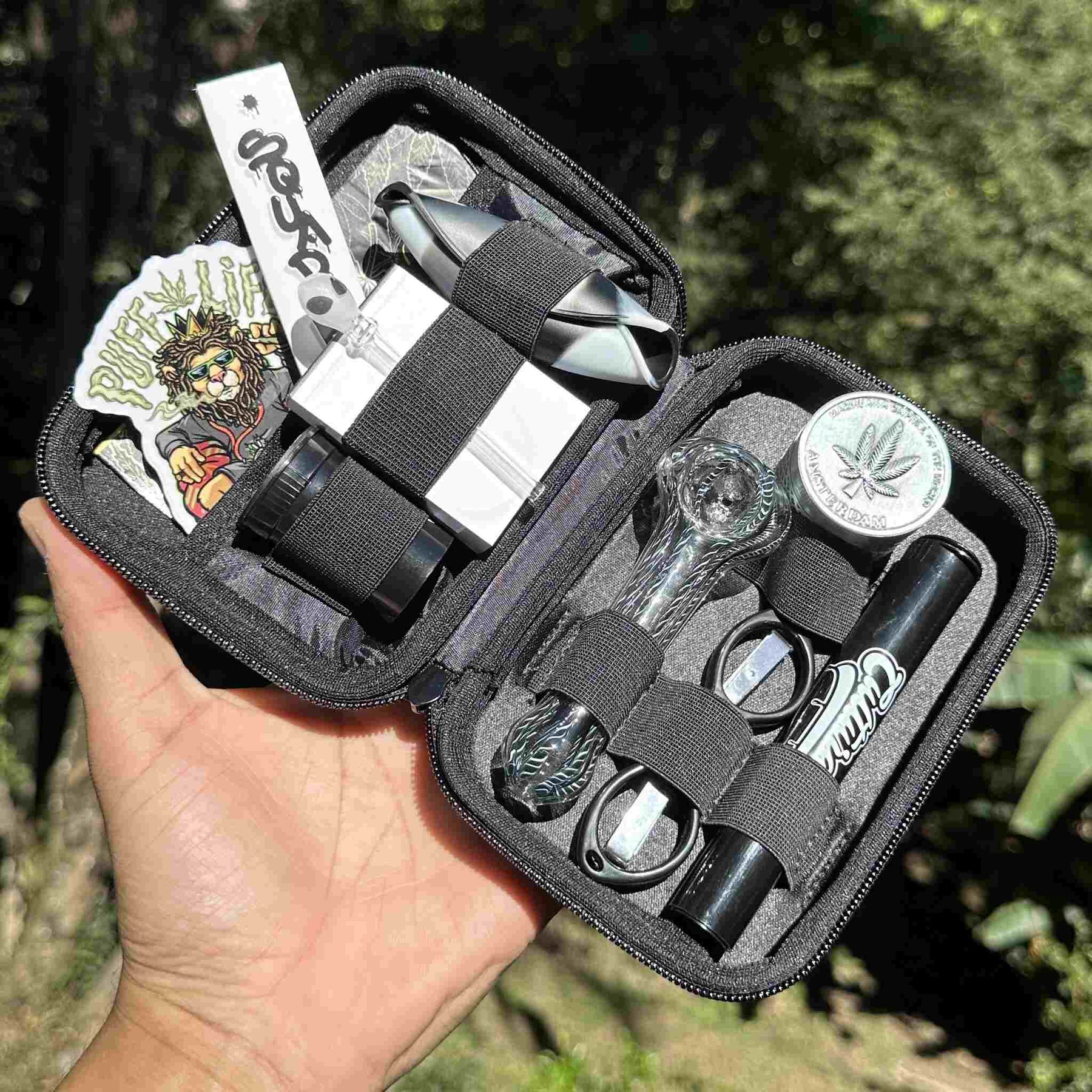 Kit Alien Og – com Pipe de vidro Squadafum