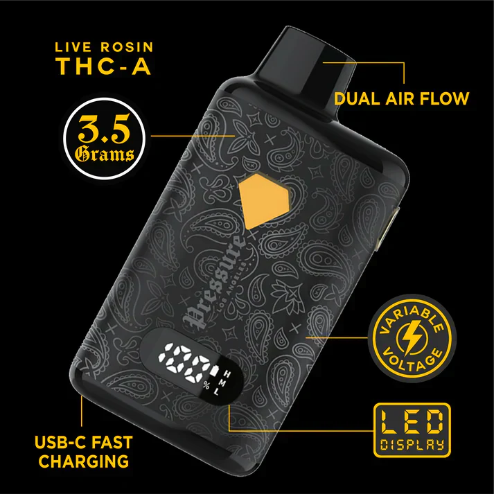 Pressure 3.5G THC-A Live Resin Descartável