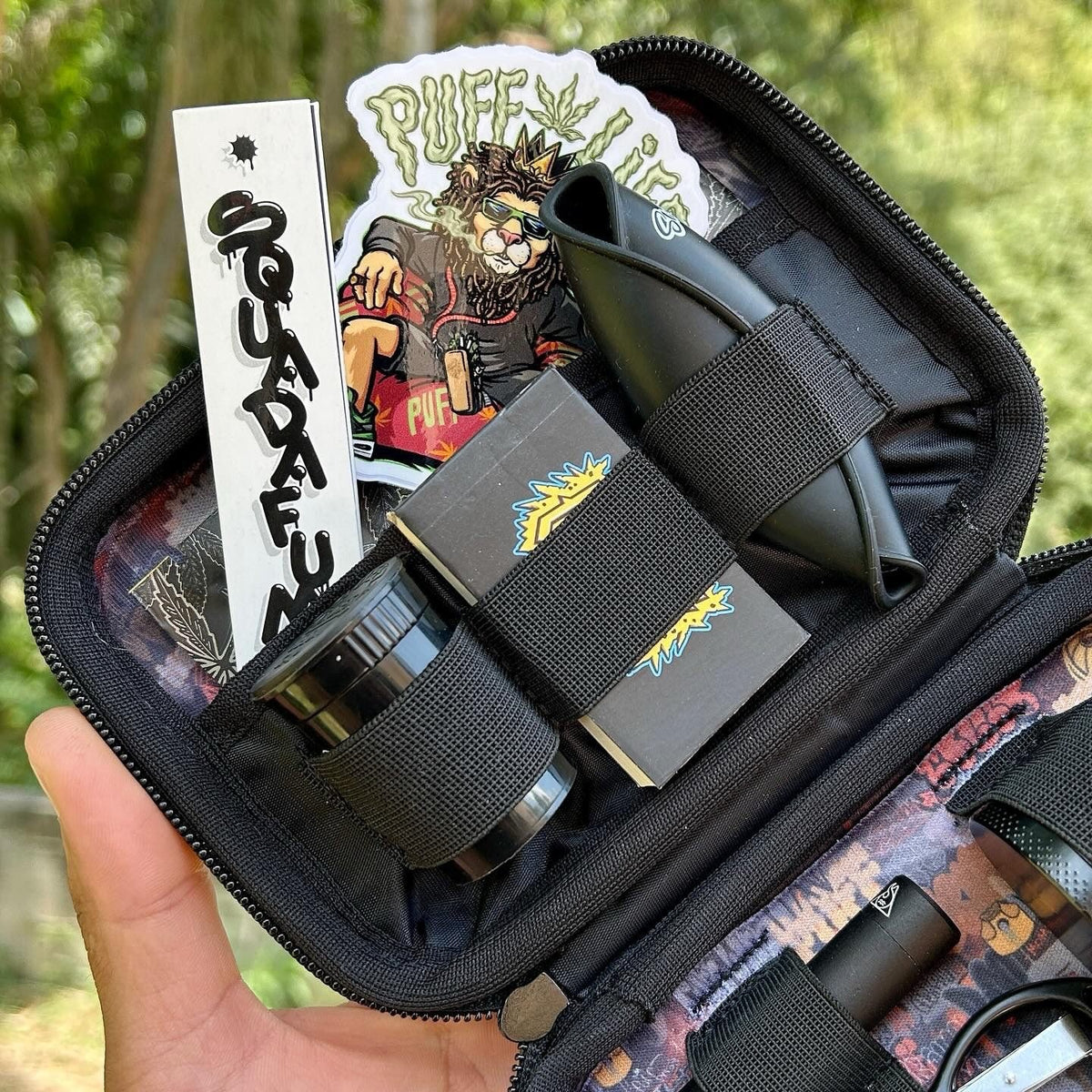 Kit Lion King Smoke – Case Classic Puff edição limitada