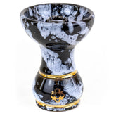 Ceramica Rosh Pequena Amazon Bowl Gold Preto e Branco Marmorizado