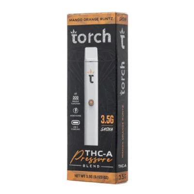 VAPE DESCARTÁVEL DE MISTURA DE PRESSÃO THC-A DA TOCHA