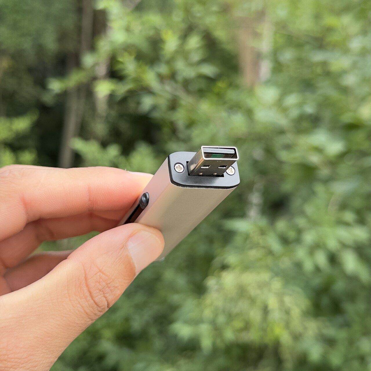 Isqueiro elétrico USB – Prata