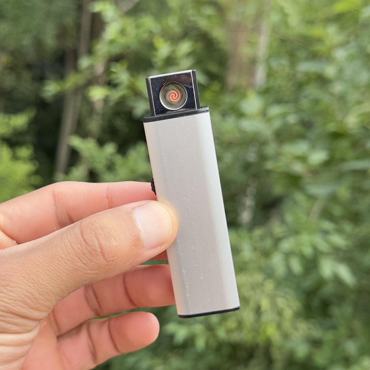 Isqueiro elétrico USB – Prata