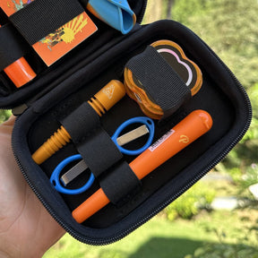 Kit Orange Haze 2.0 – Case Puff Classic preto