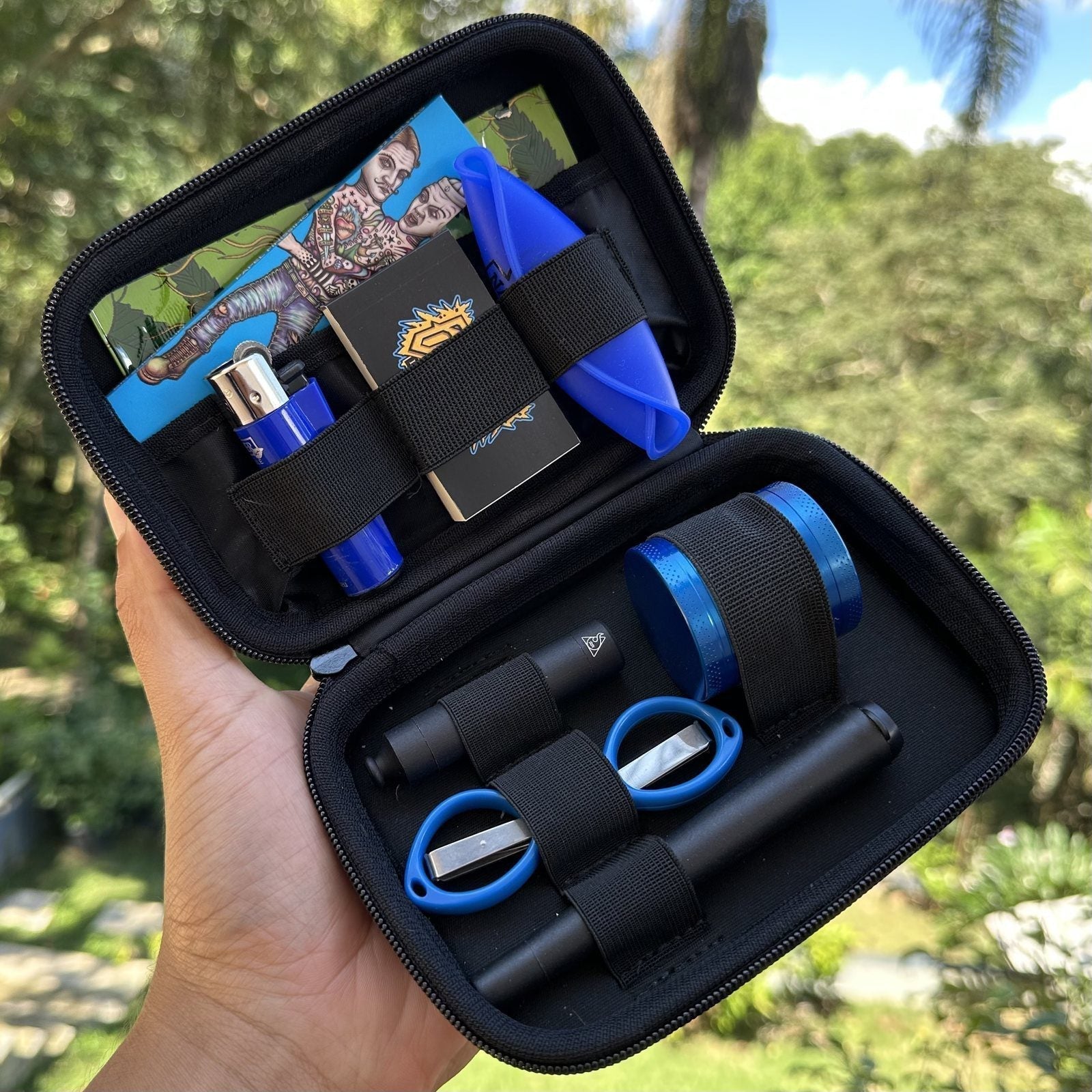 Kit Blue Origin – Case Puff Classic preto