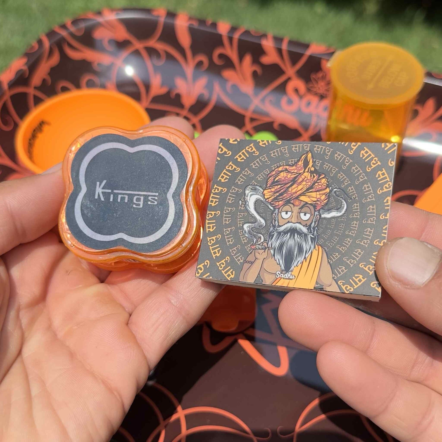 Kit Orange Shine – Bandeja Sadhu Big