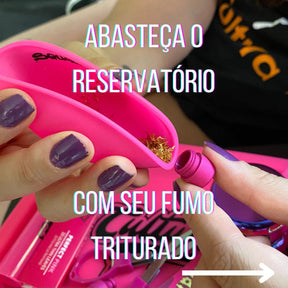 Pipe de metal Heat Cooler Squadafum + mocó para armazenamento Laranja
