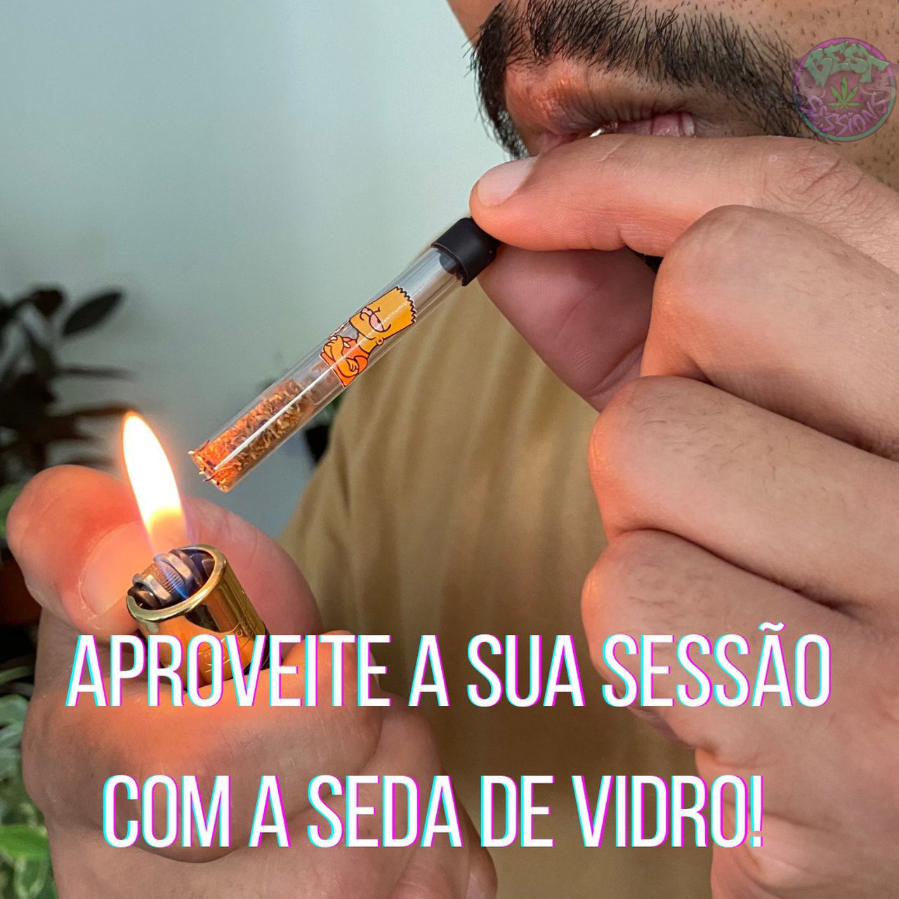 Combo Hello kitty – Seda de vidro + piteira de vidro