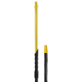 Mangueira Narguile Alumínio Handle de Silicone PVC Maleável Lavável Dourada Preta