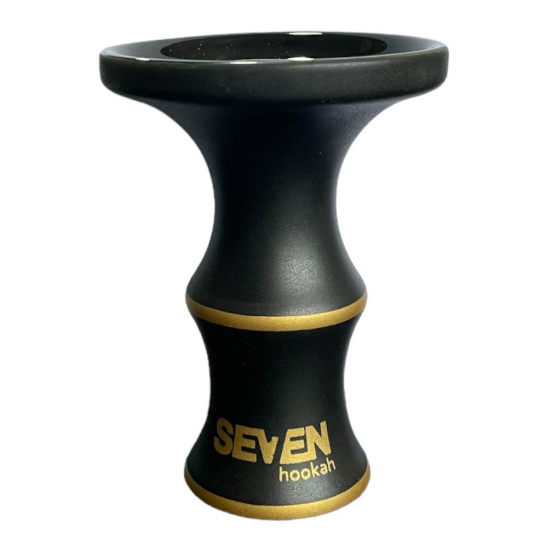 Rosh Narguile Seven Bowl Premium Matte Black Gold