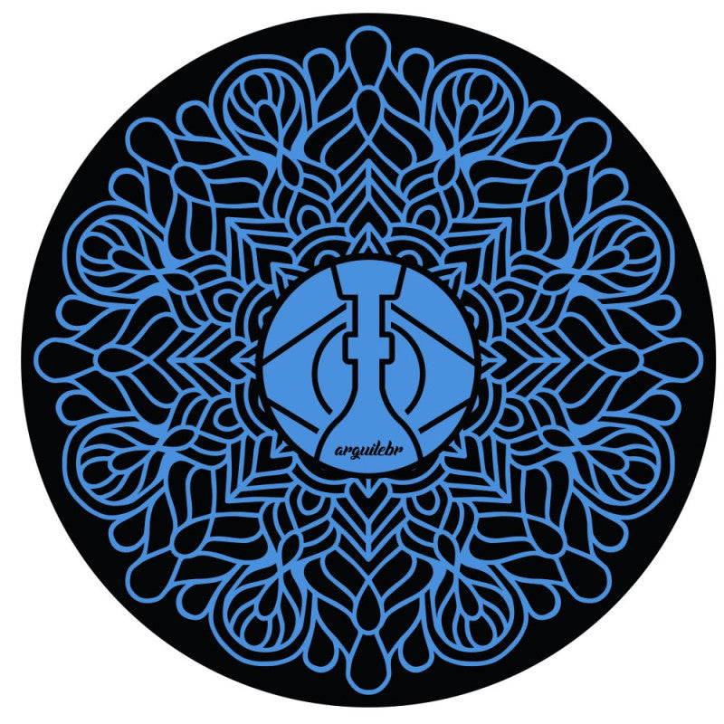 Tapete para Base Arguilebr Mandala Azul