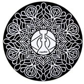 Tapete para Base Arguilebr Mandala Branco