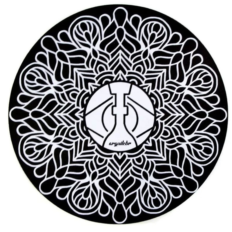 Tapete para Base Arguilebr Mandala Branco